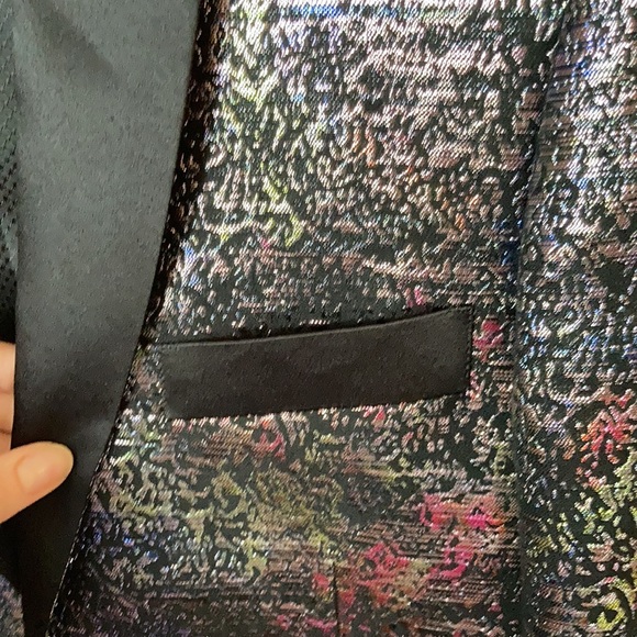 Linea Uomo Metallic Colorful Tuxedo Jacket - Picture 6 of 15